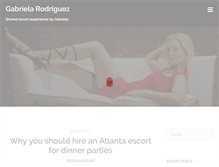 Tablet Screenshot of gabriela-rodriguez-escort.com